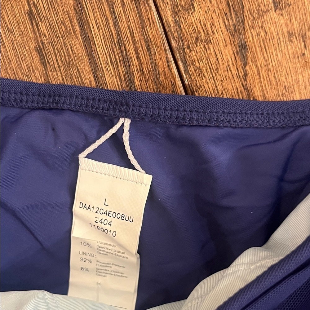 NWT Cupshe Deep Blue One-Shoulder Bikini Size L - Picture 6 of 12
